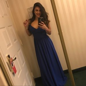 Royal Blue Bridesmaid Dress